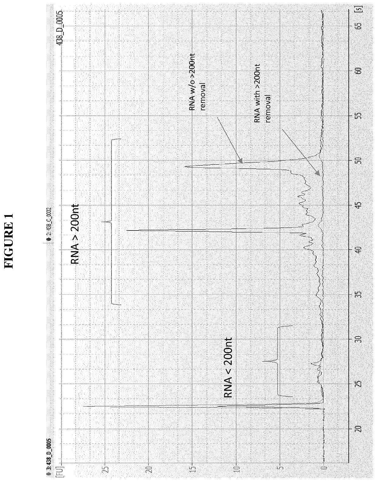 Purification of RNA fractions using a hydrophilic polymeric material