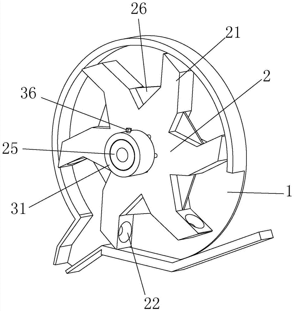 A rotary on-demand structure suitable for all kinds of seeds