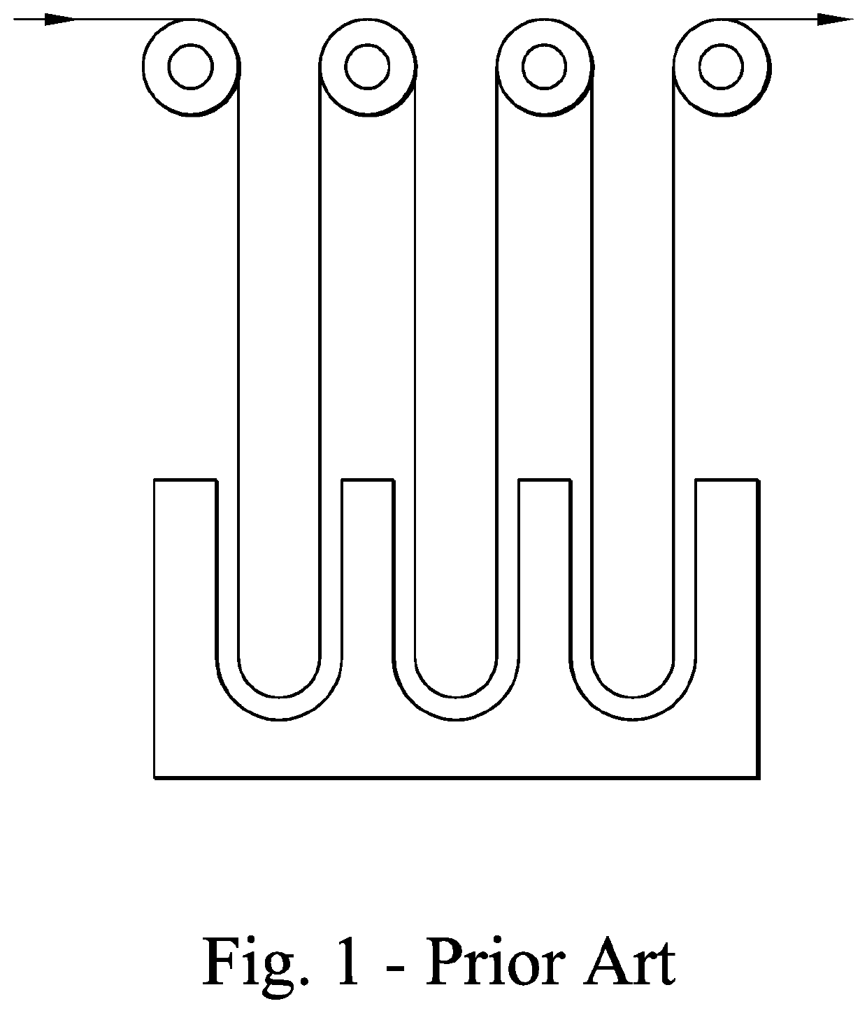 Cross-linking method and associated device