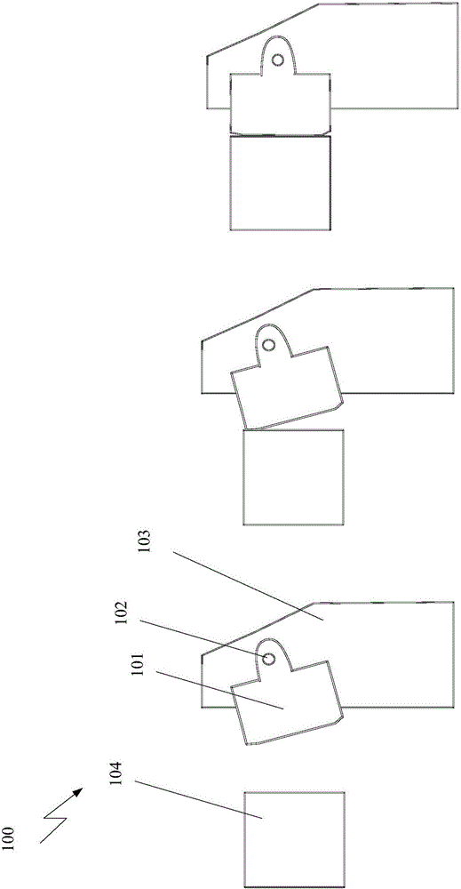 Counter force applying device, mask fabrication device and corresponding method