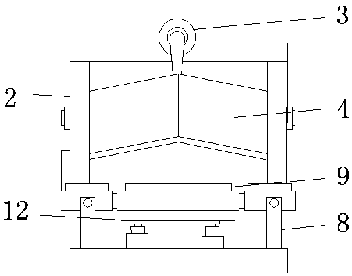 Bearing buffer mechanism for plow discharger