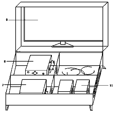 Portable thoracico-abdominal micro-invasive display draw-bar box