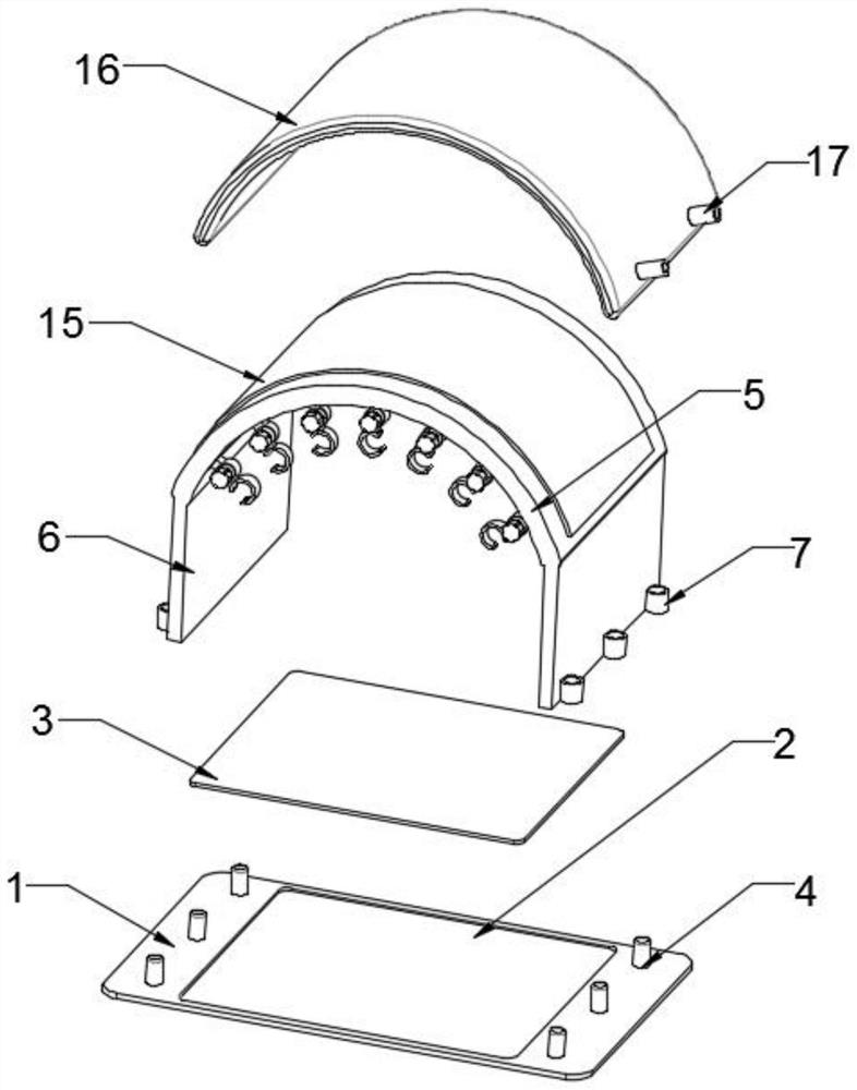 Postoperative wound protection device for hemodialysis care