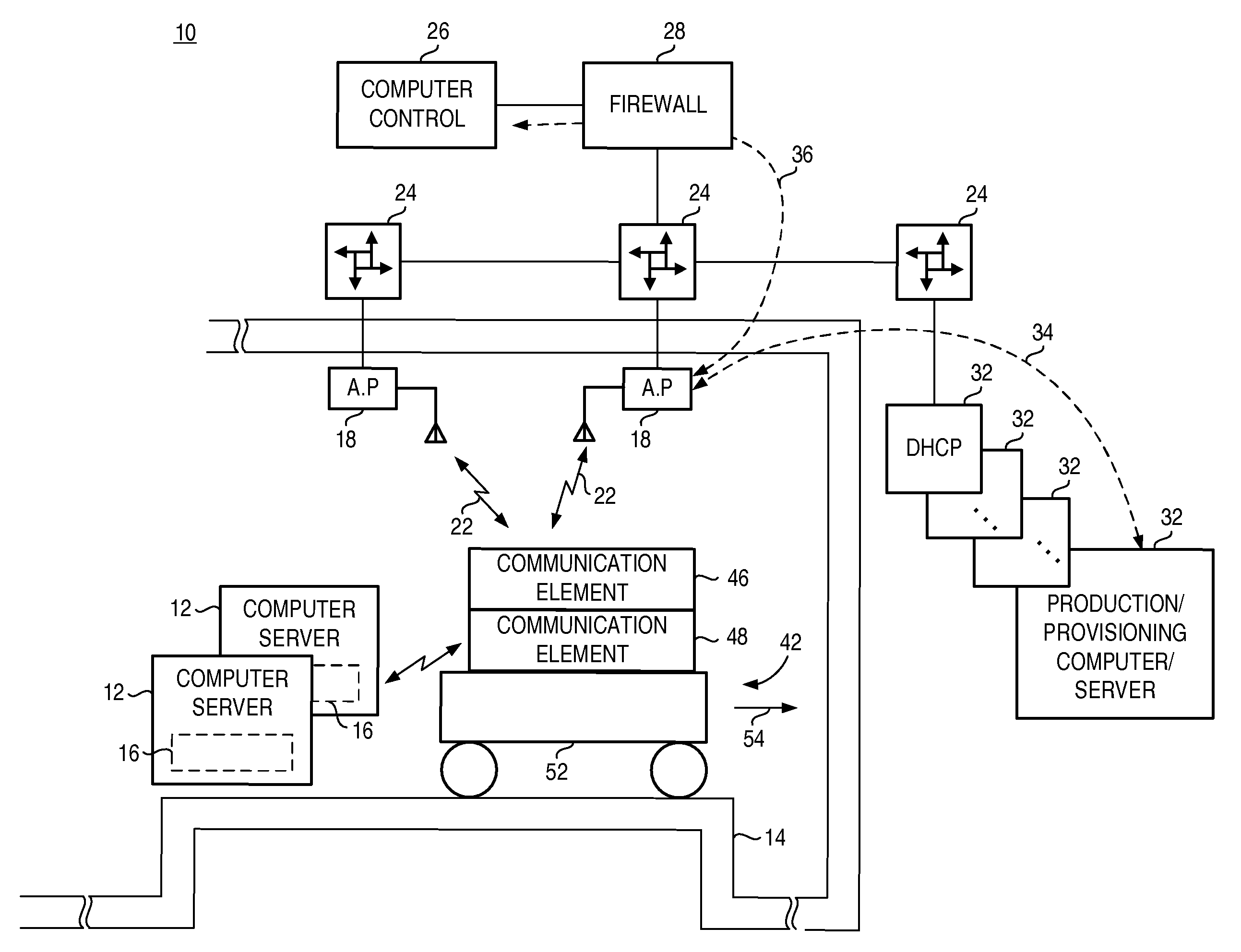Assembly, and associated method, for provisioning computer device with computer data