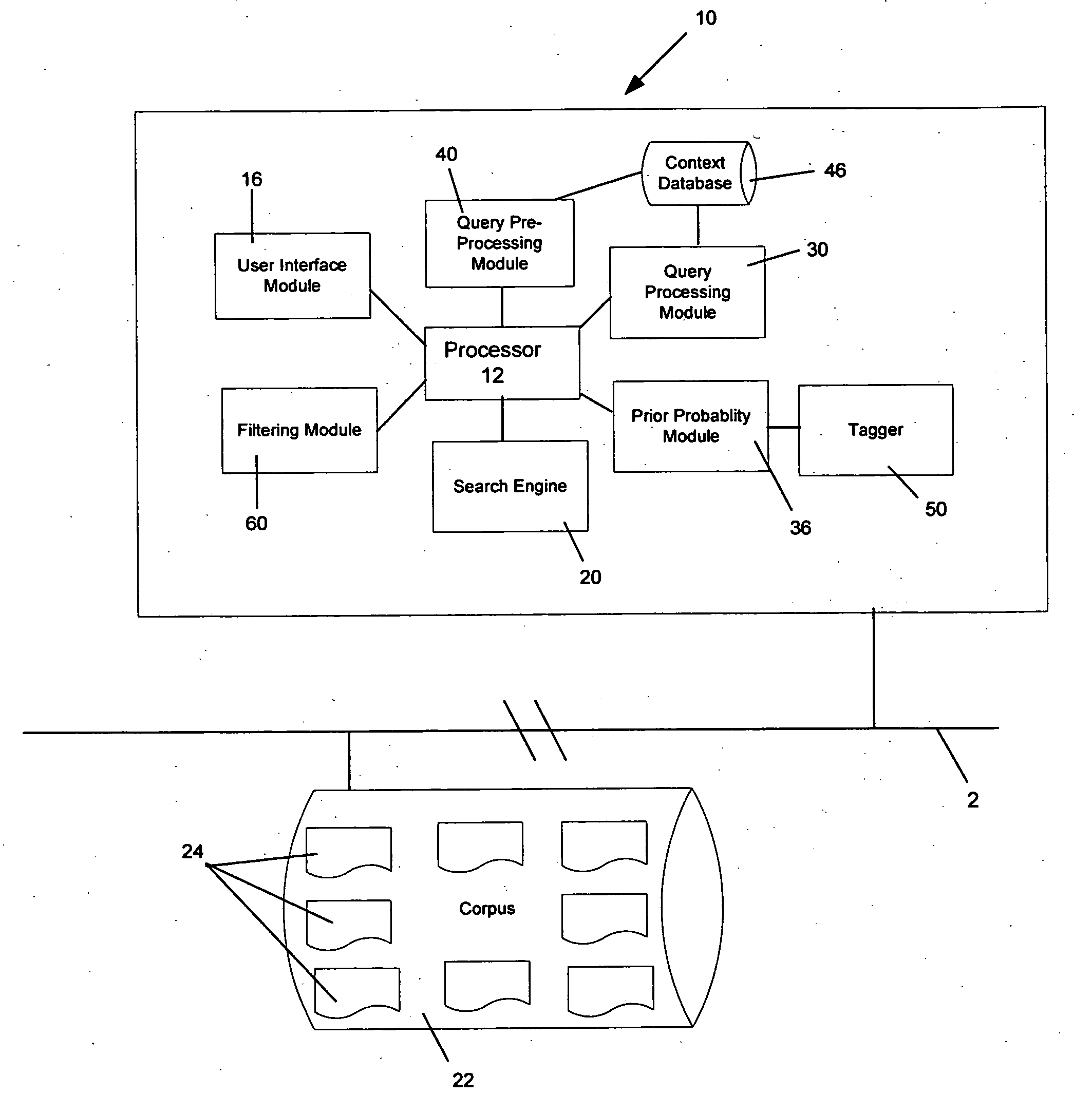 System and method for searching for a query