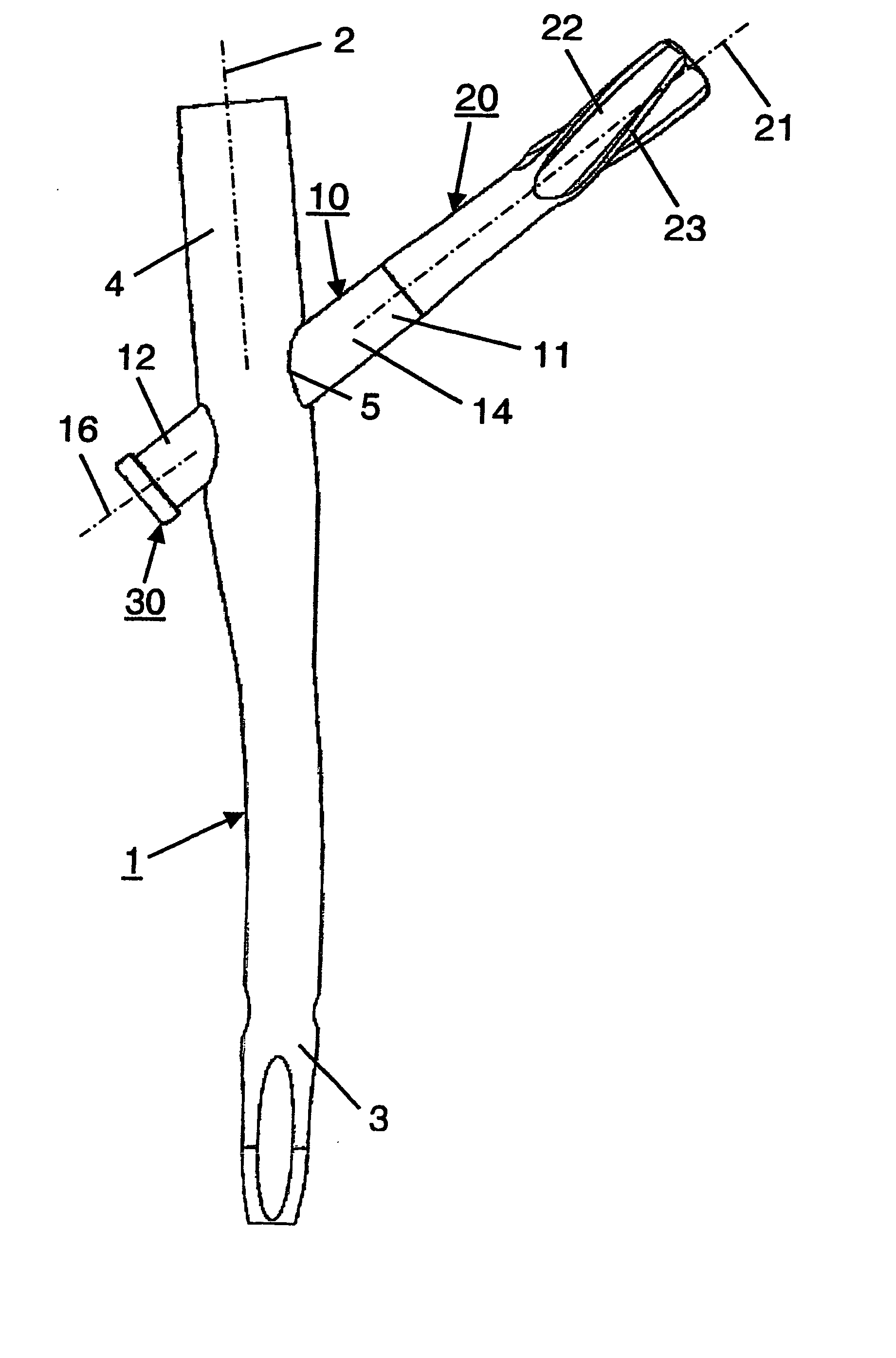 Device for the treatment of femoral fractures