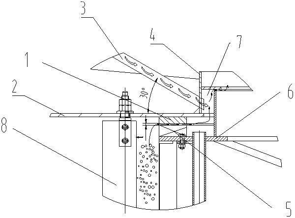 Labyrinth seal structure of powder concentrator
