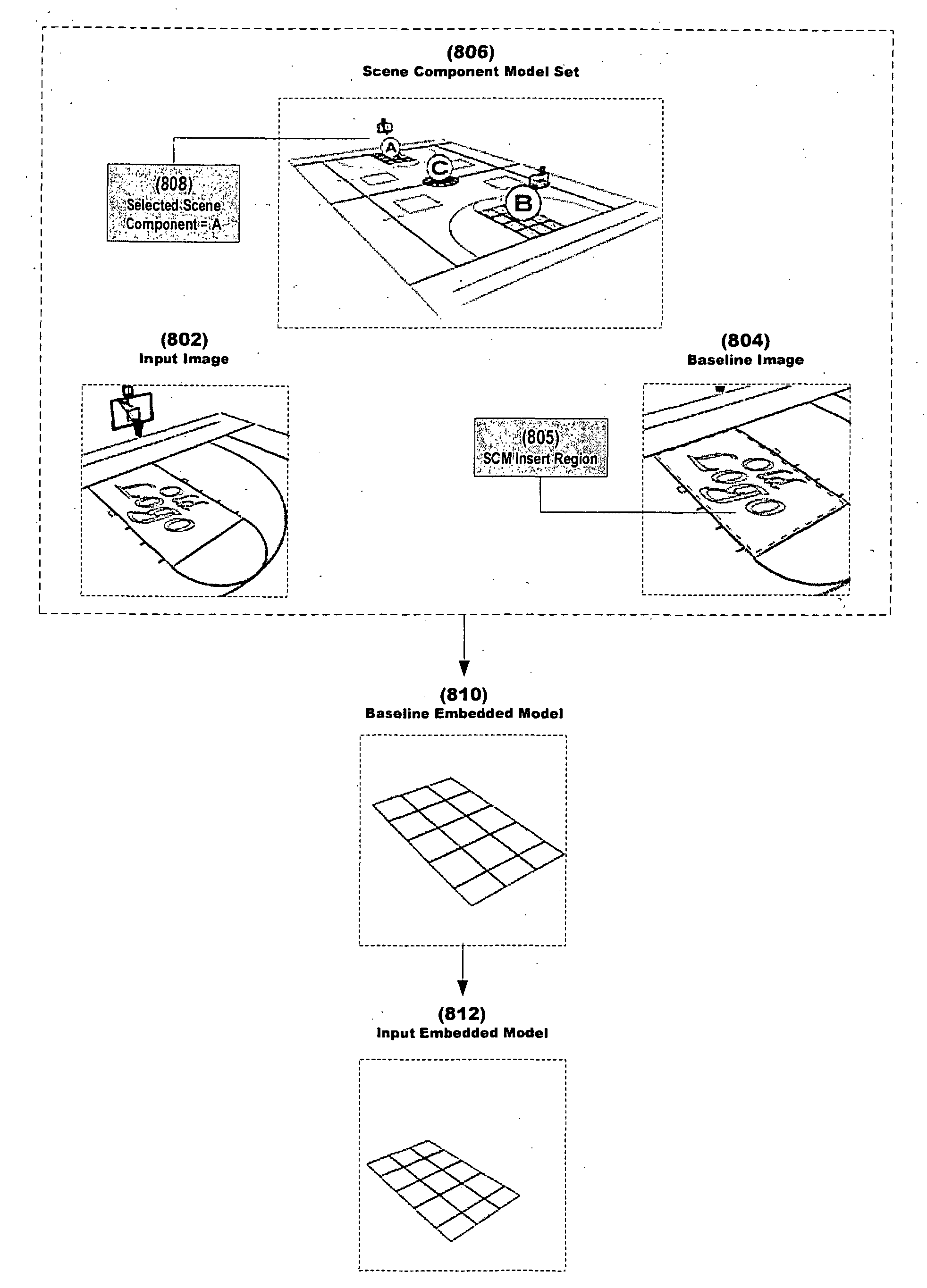 System and method for inserting content into an image sequence