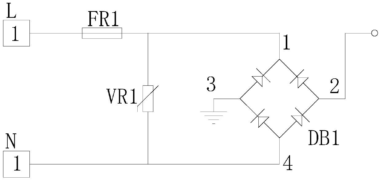 Silicon controlled rectifier dimming linear non-stroboscopic LED circuit and implementation method thereof