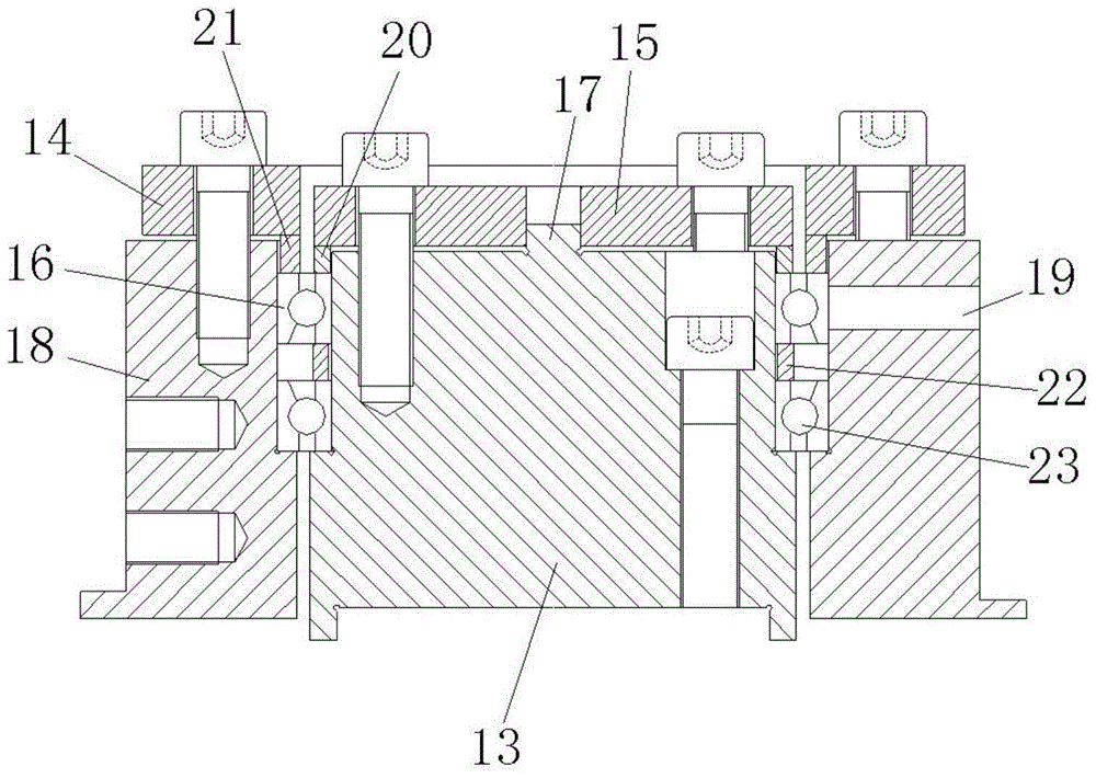 Bearing static performance testing apparatus