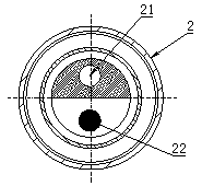 Core temperature measurement equipment for 1e-level reactors used in nuclear power plants