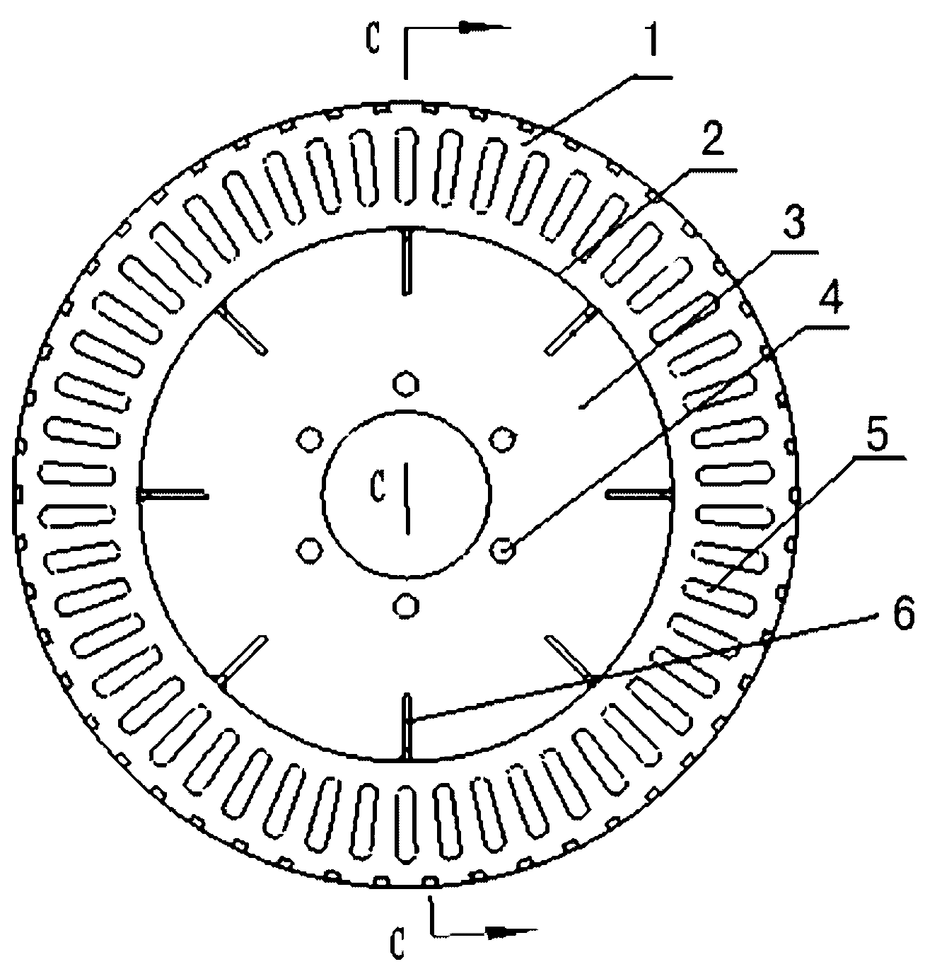 Polyurethane airless tire, and manufacturing method and application thereof