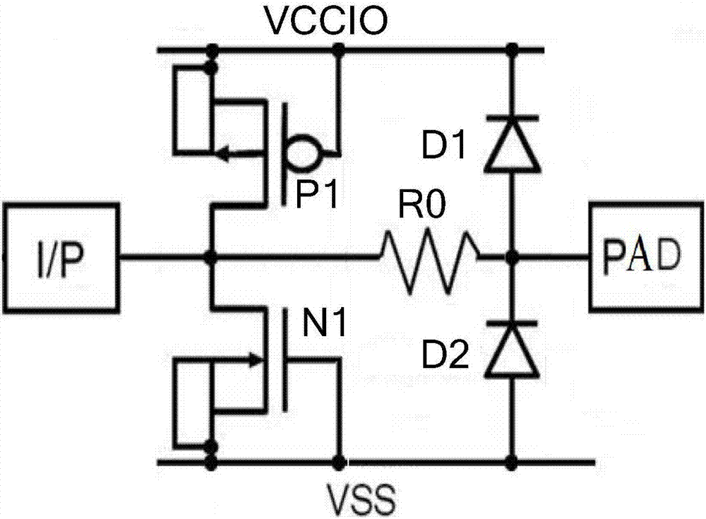 Input and output circuit with low pass filtering function
