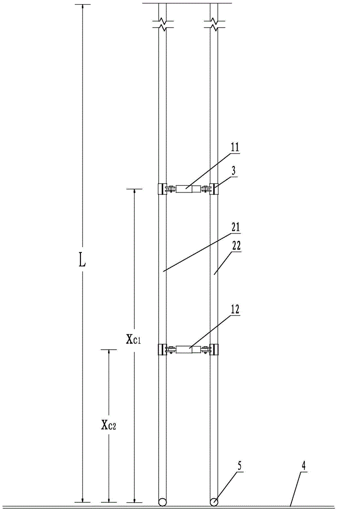 Vibration control device and method for slings of suspension bridge