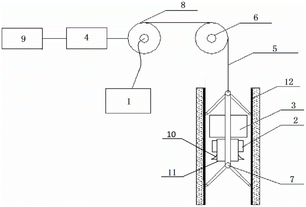 Ultrasonic phased array automatic detection device and detection method for gas storage wells