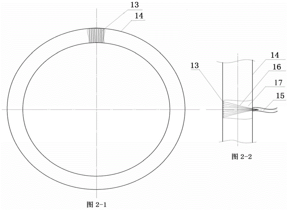 Ultrasonic phased array automatic detection device and detection method for gas storage wells