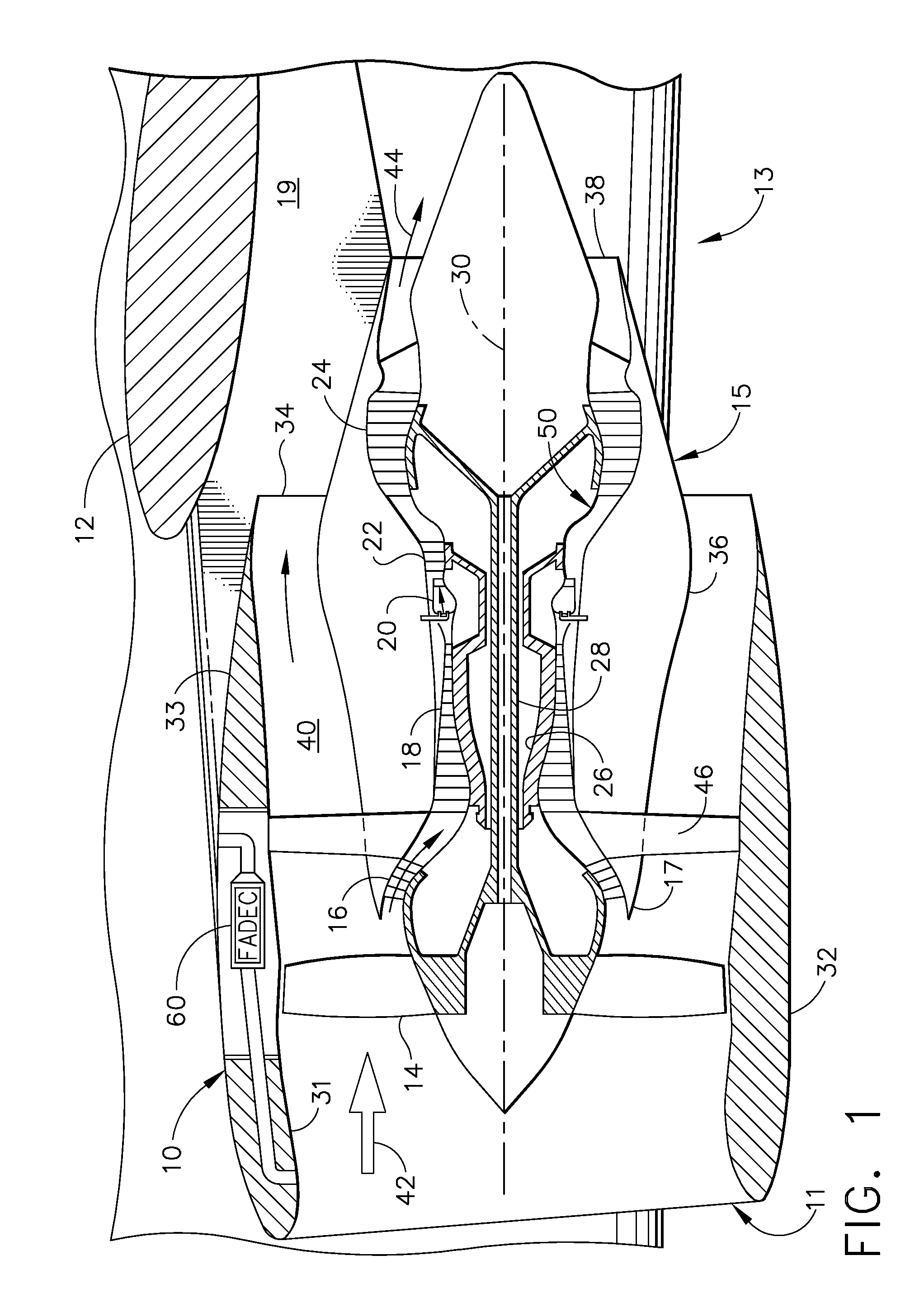 System and method for passive cooling of gas turbine engine control components