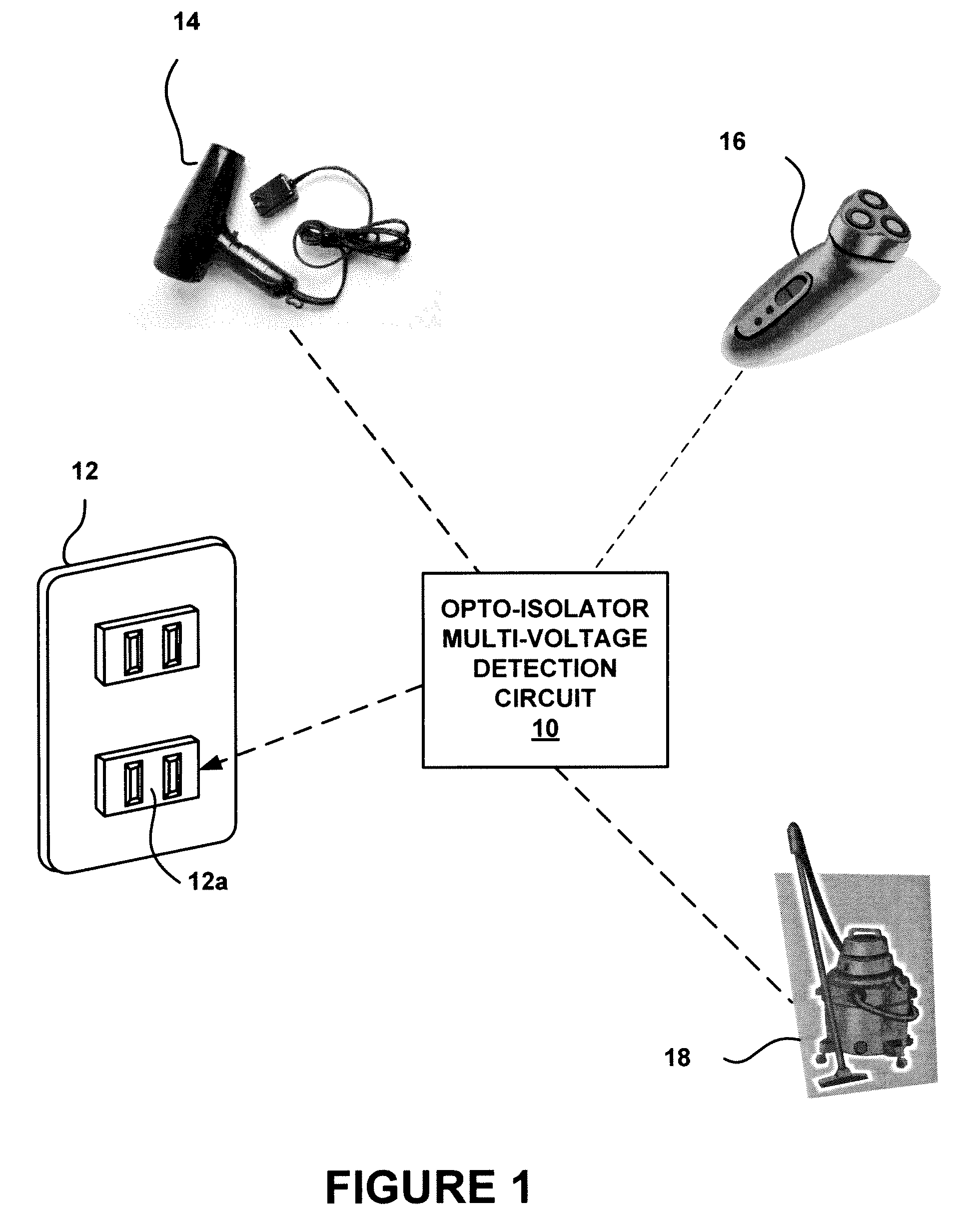 Opto-Isolator Multi-Voltage Detection Circuit
