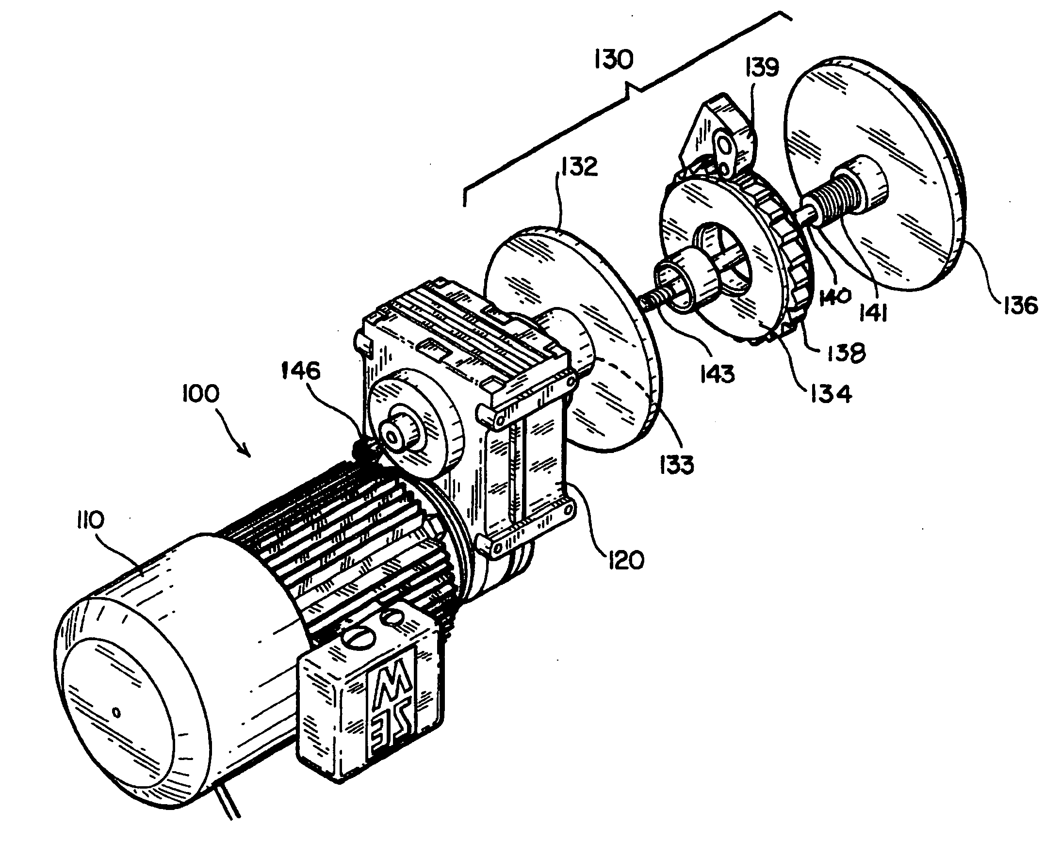 Intermediate brake for modular lift assembly