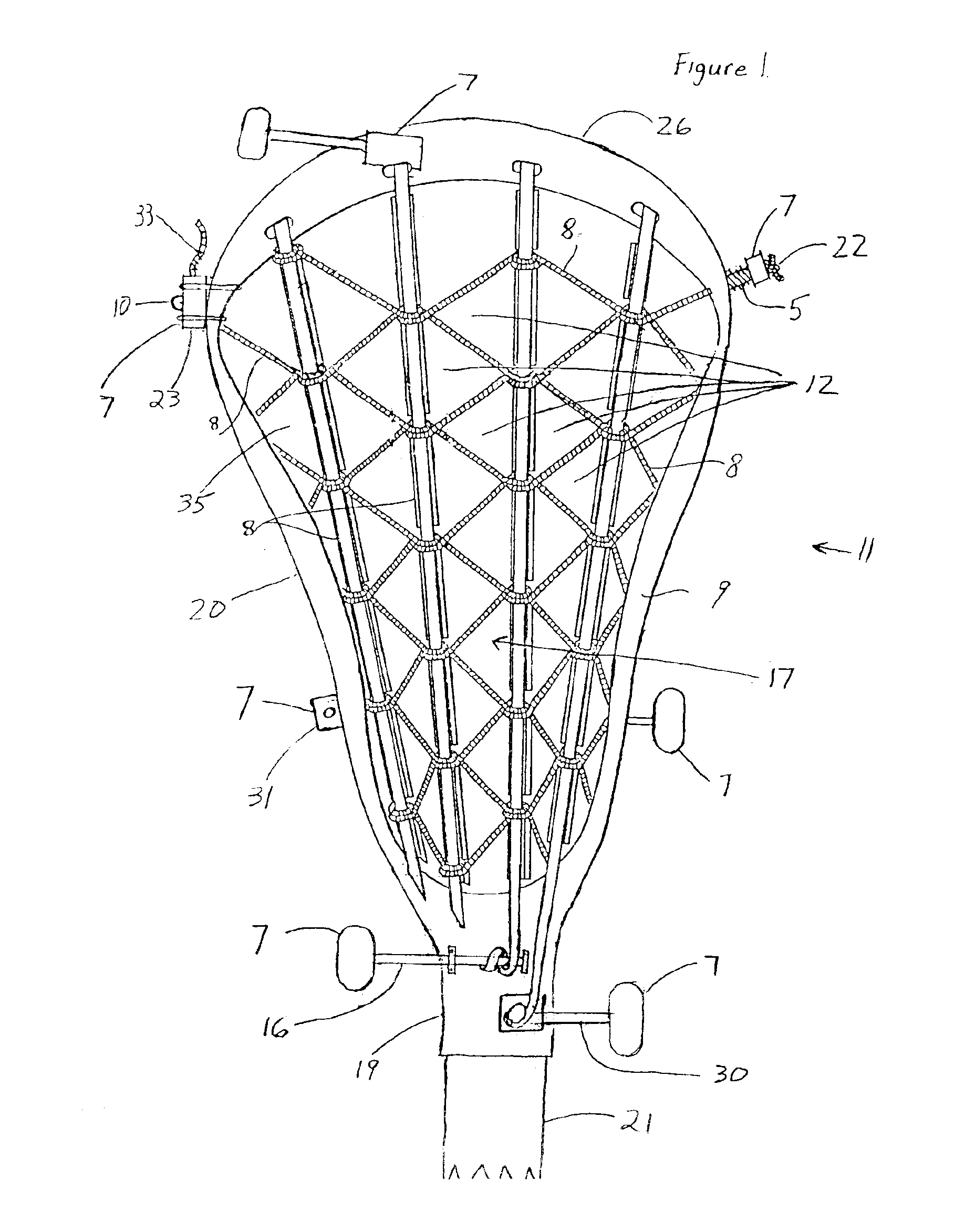 Apparatus for a lacrosse stick head