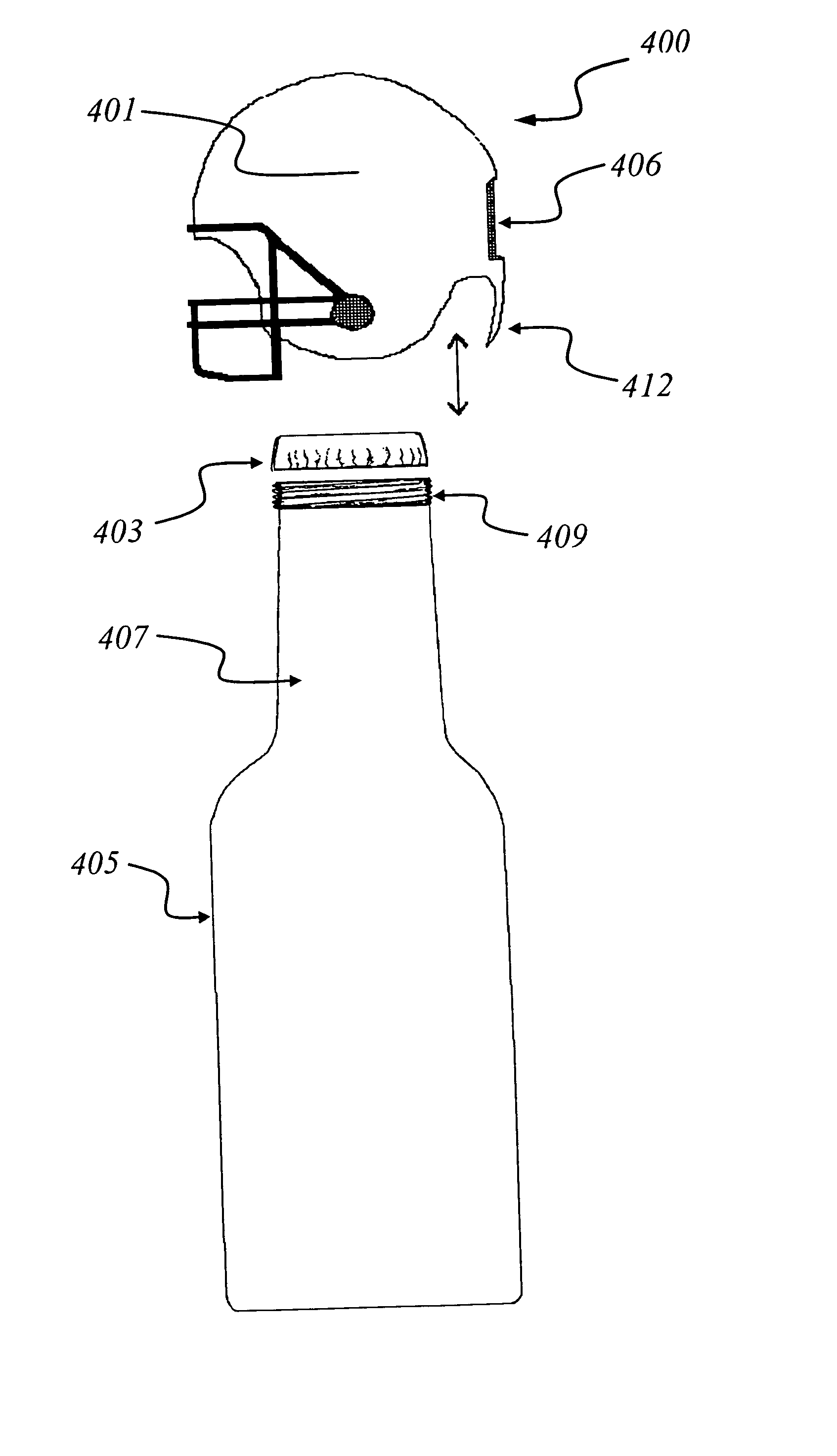 Combined beverage container opener and cover