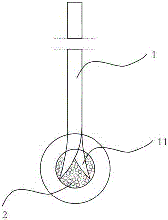 Insulation puncturing terminal structure for wire connector