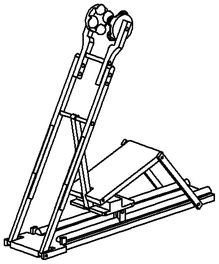 Shank muscle rehabilitation and nursing device