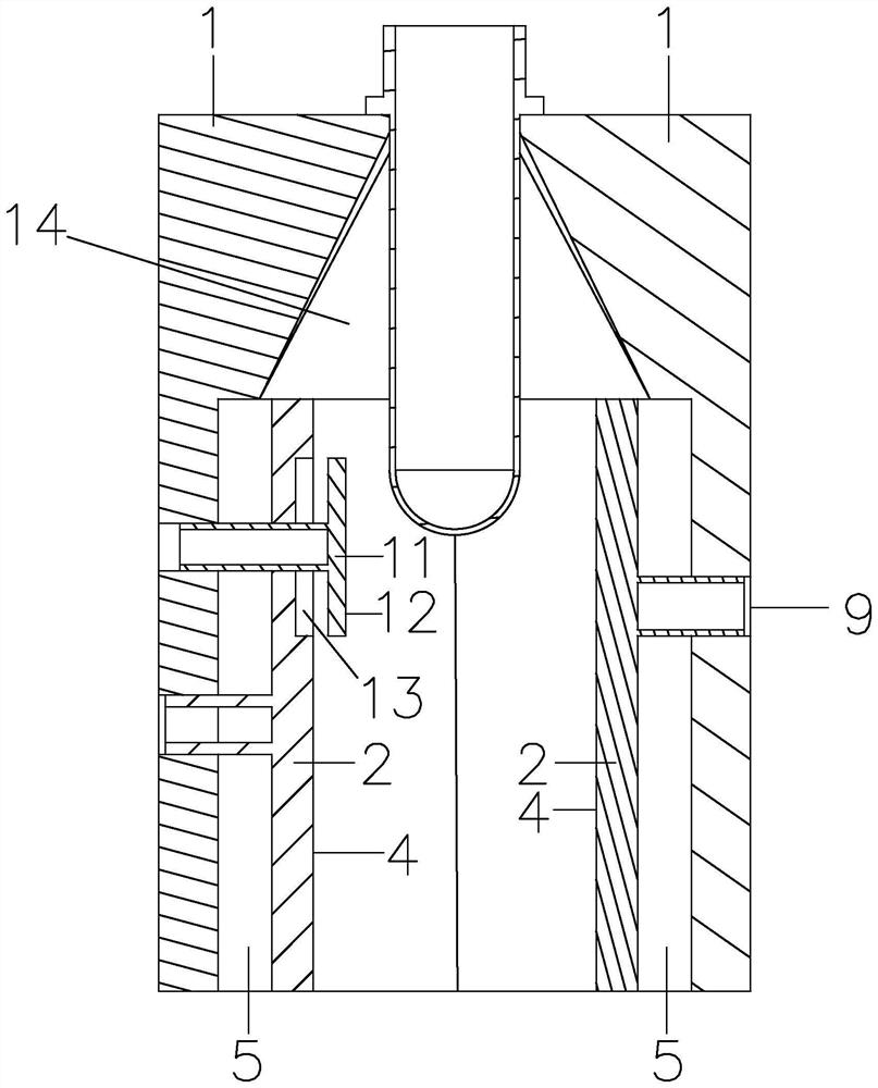 Die cavity structure, die design method, blowing method and blowing control system