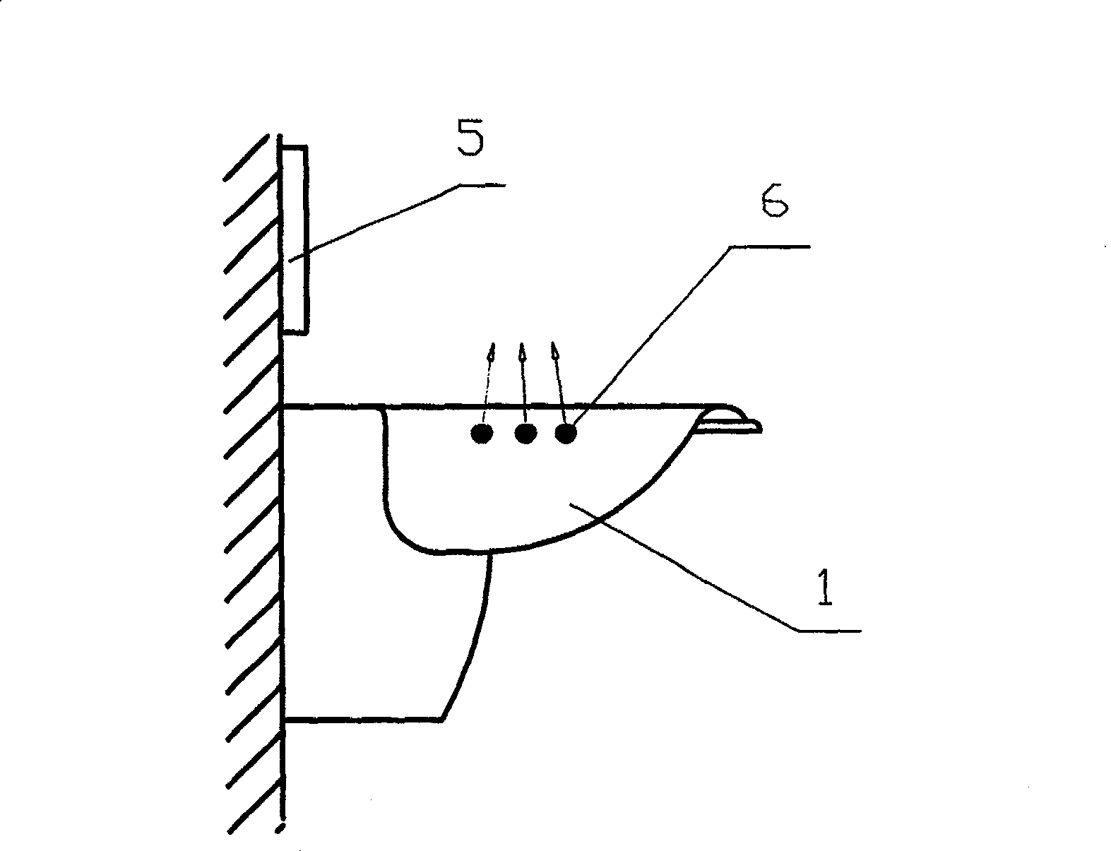 Automatic face and hand washing device