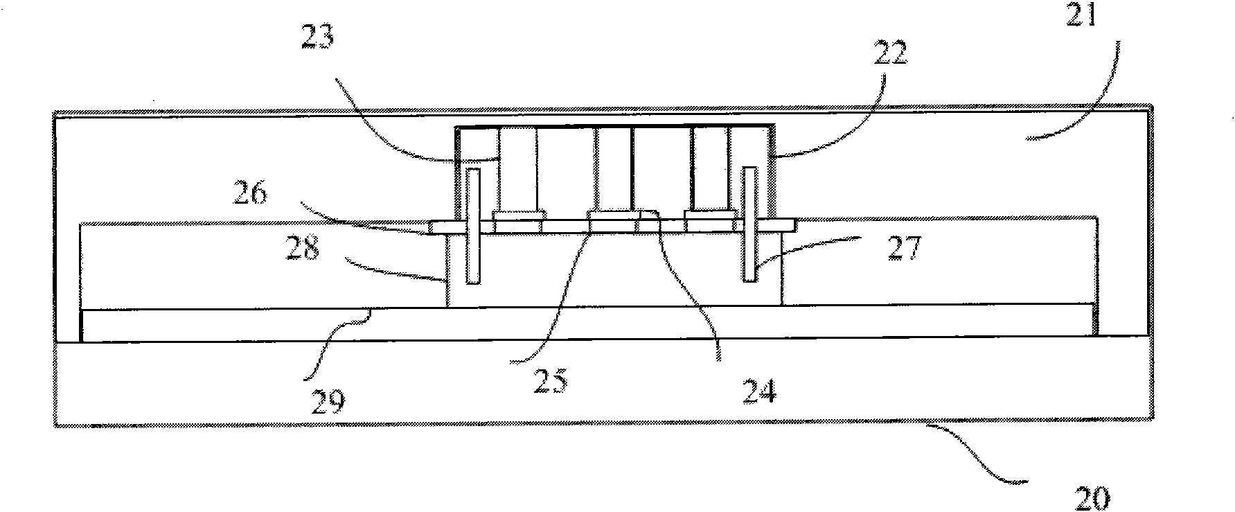 Alignment detection device for photoetching equipment