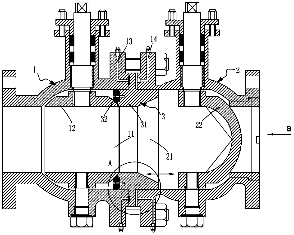 Pneumatic sealing combined control valve