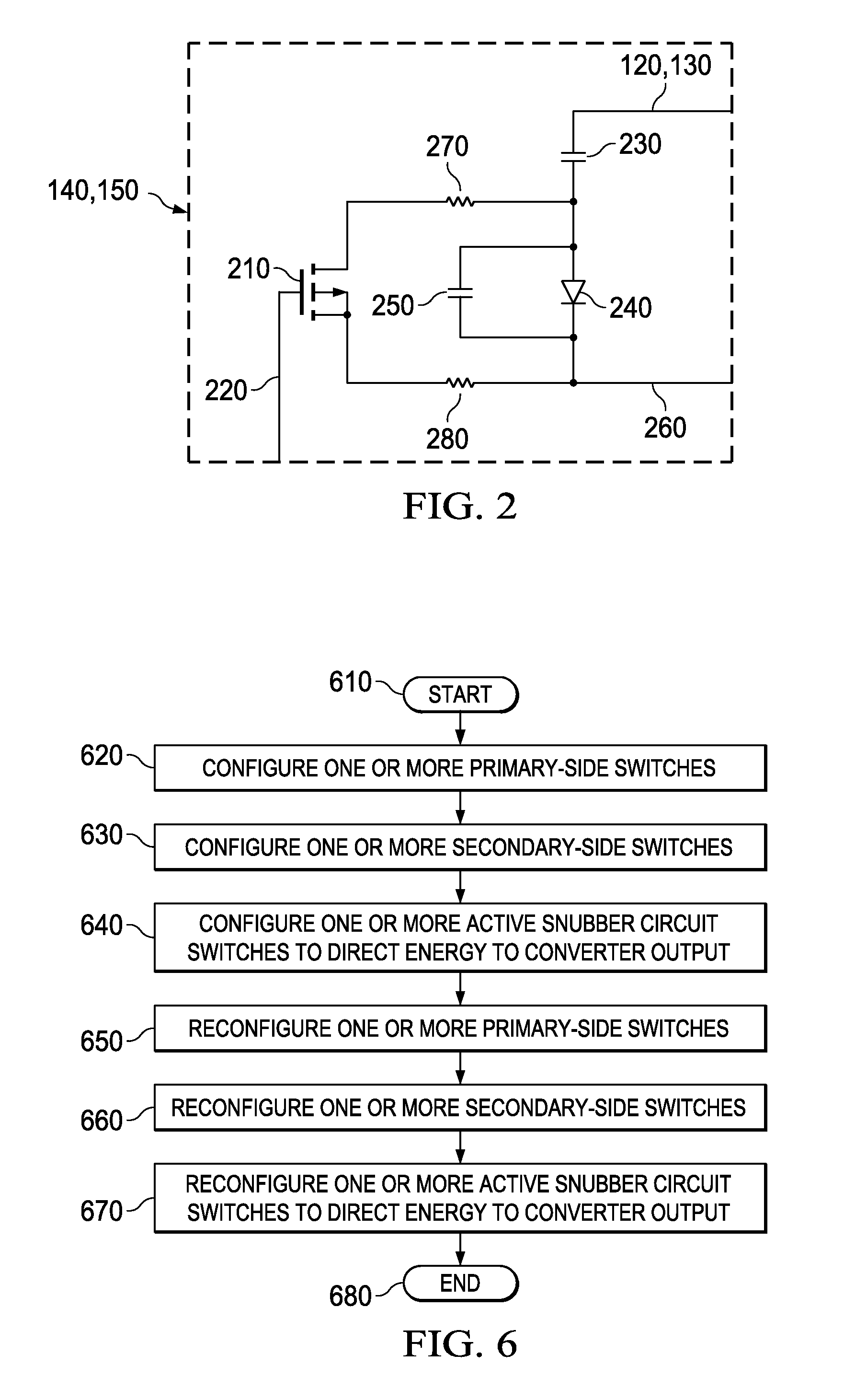 Llc converter active snubber circuit and method of operation thereof
