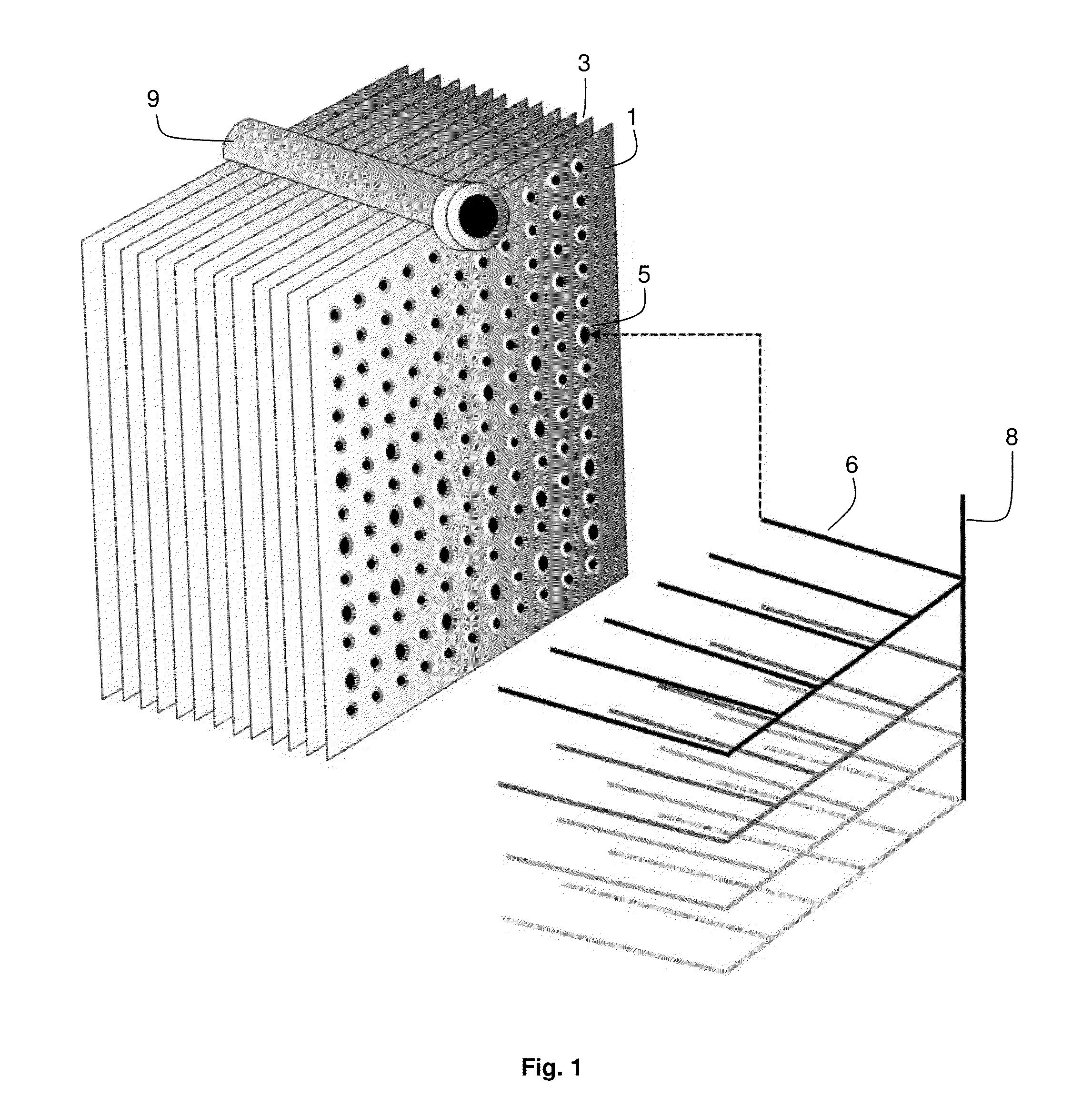 Plate-type reactor with in-situ injection