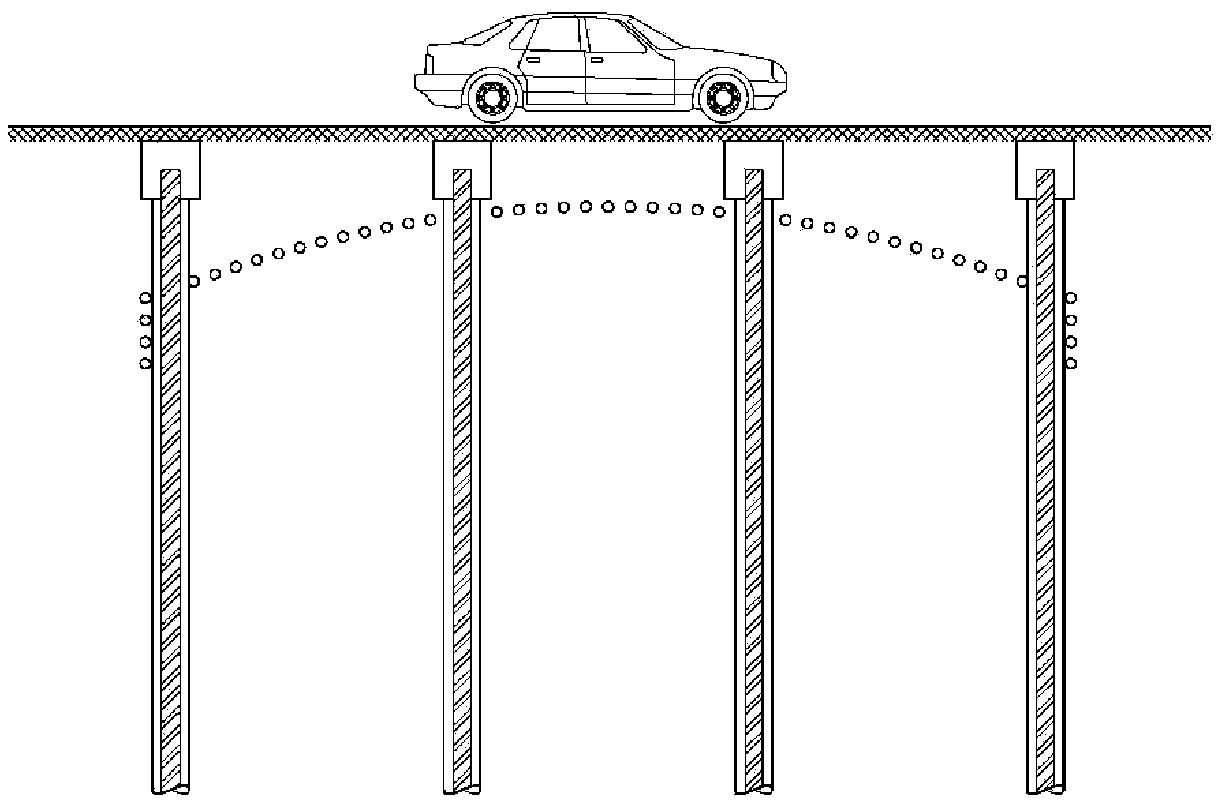 Construction method of shallow-buried large-span tunnels