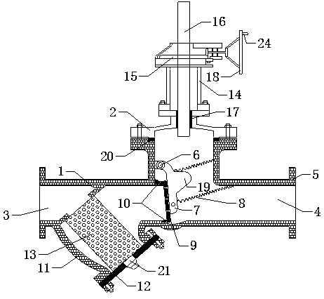 Check valve with operation device