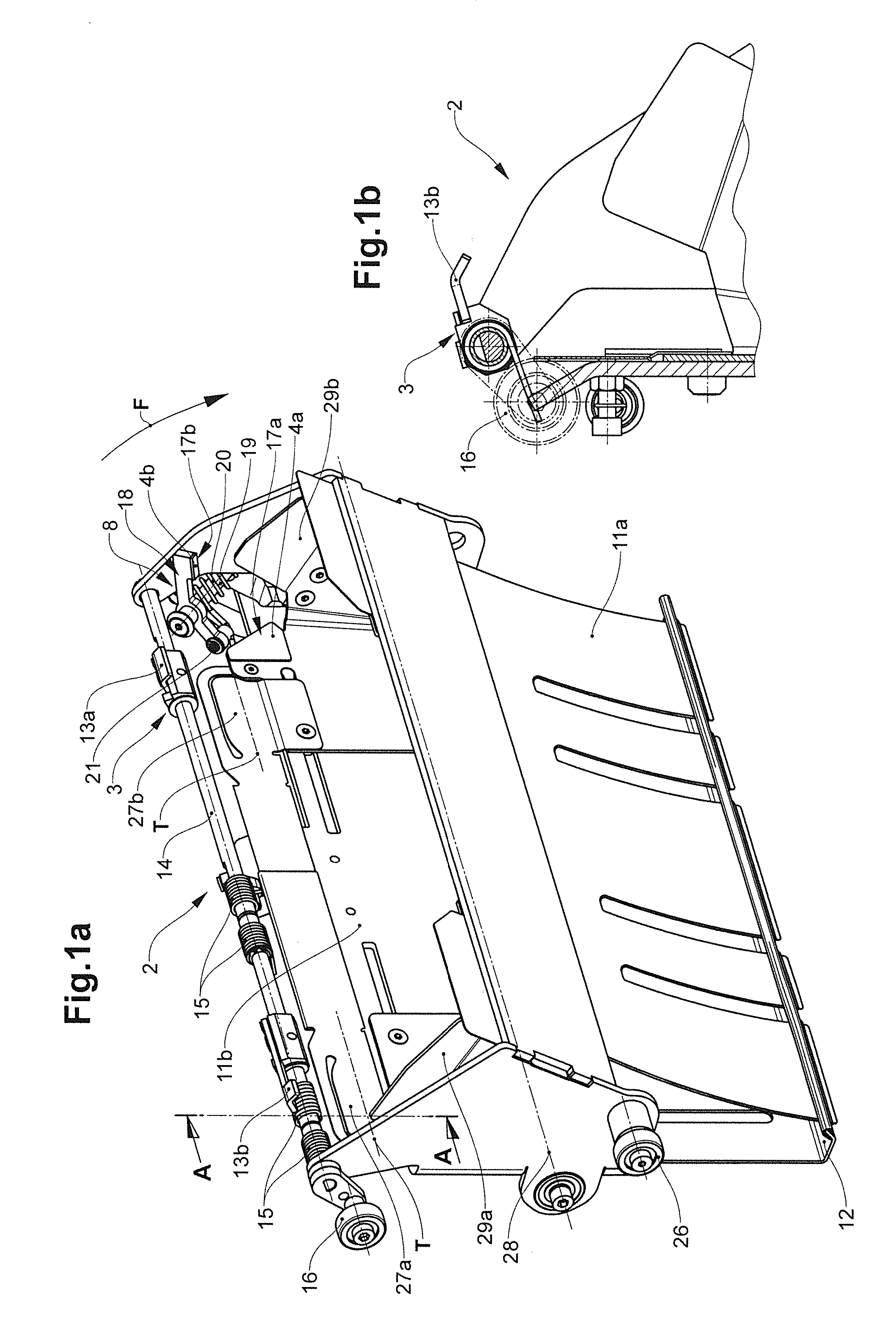 Device and method for separating product parts of a multi-part product