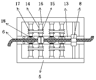 Winding device with decontamination function for submarine cable