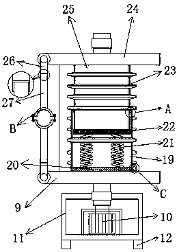 Winding device with decontamination function for submarine cable