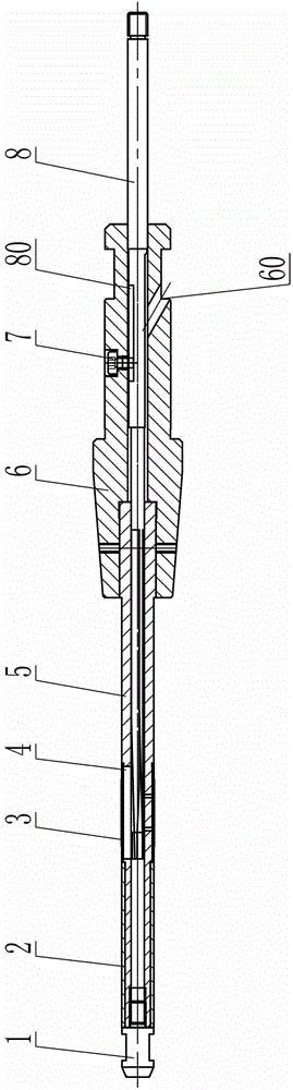 High-precision vertical internal oil injection diamond reamer
