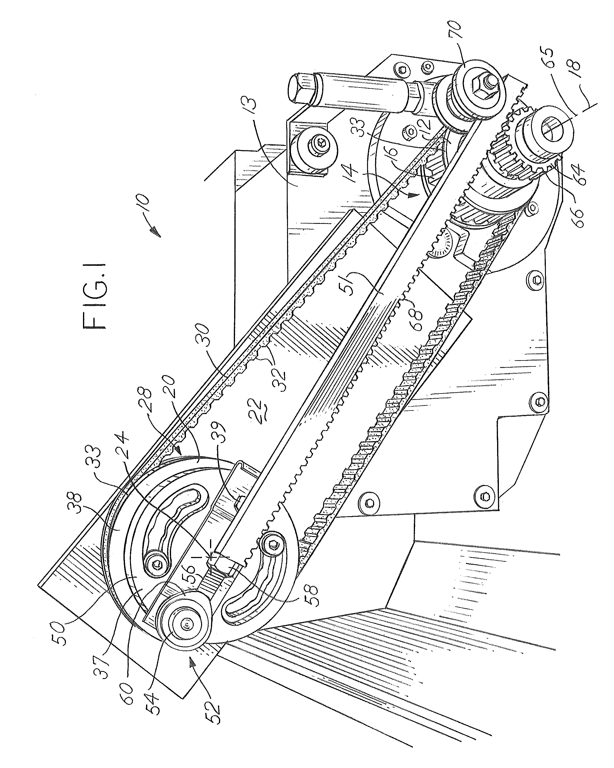 Method and apparatus for machining parts of partial revolution