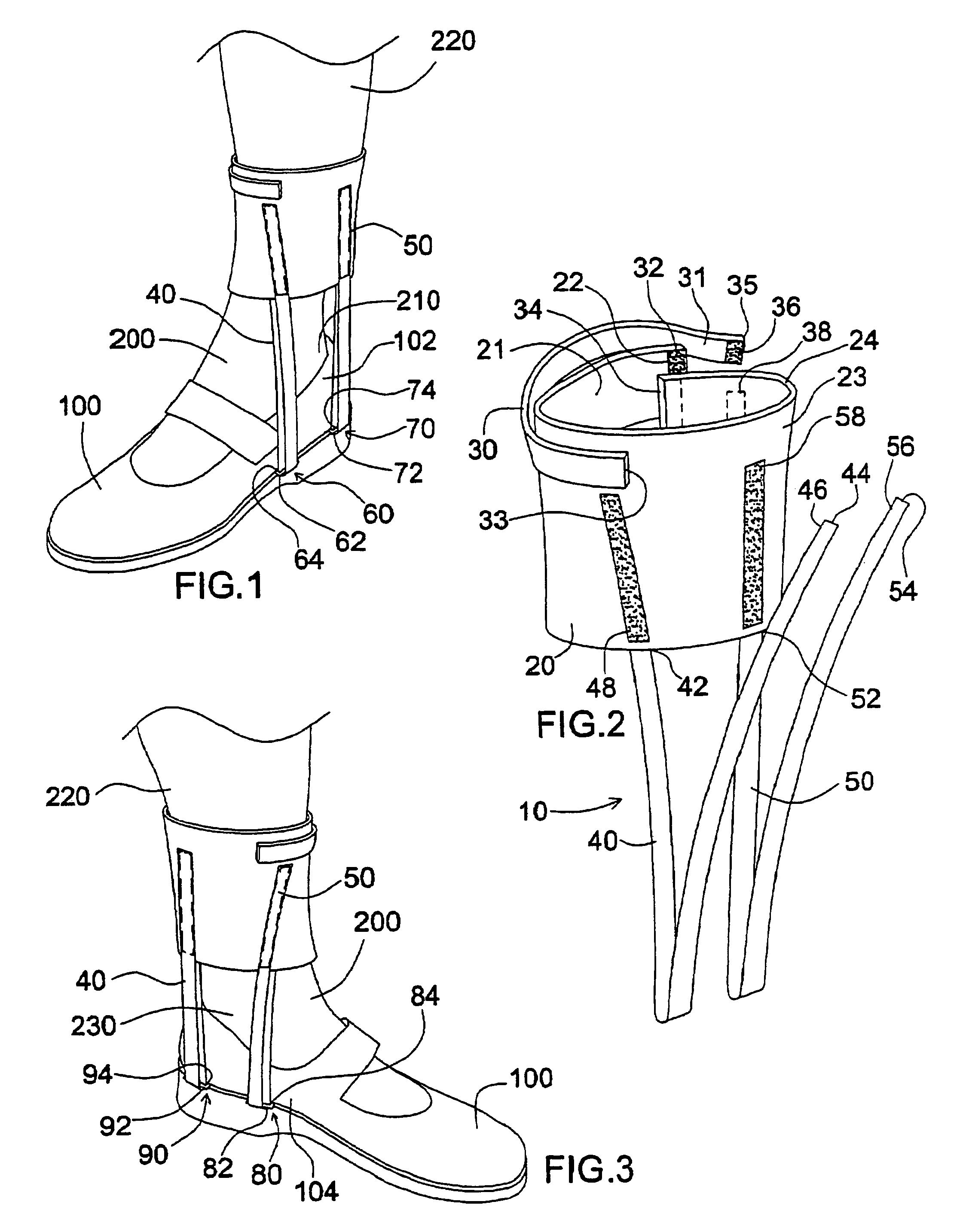 Dynamic ankle protection apparatus
