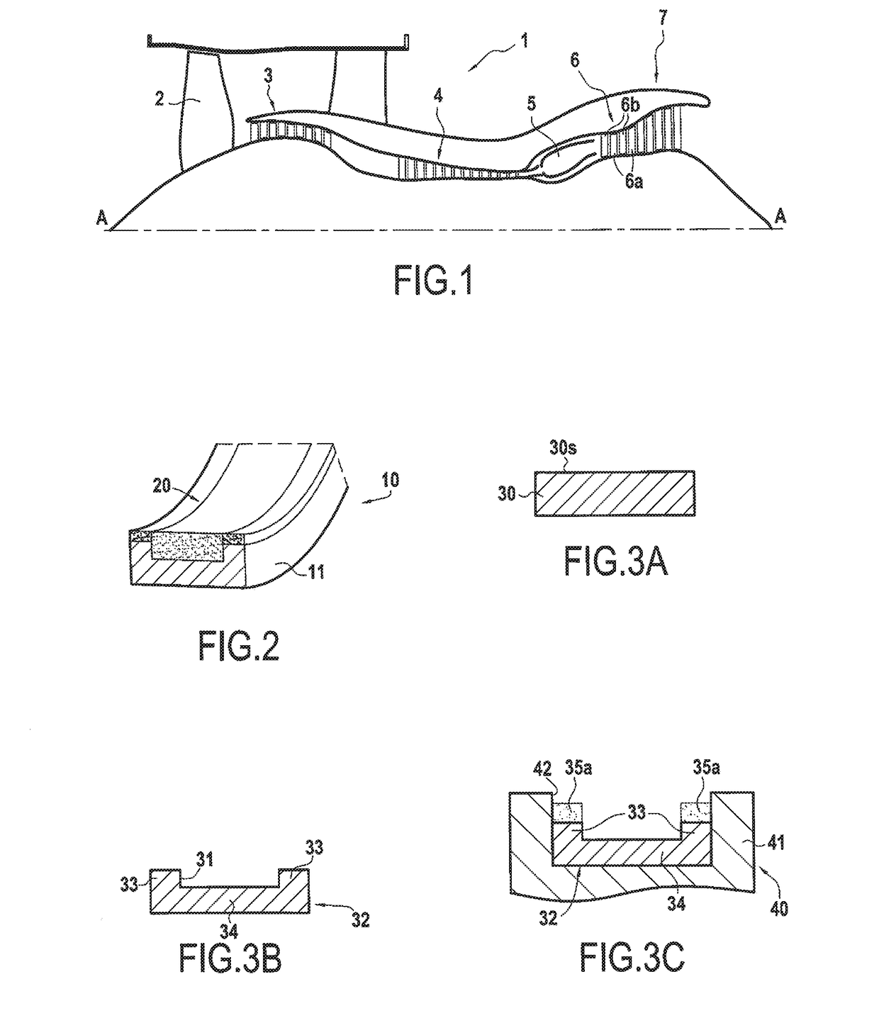 Abradable coating having variable densities