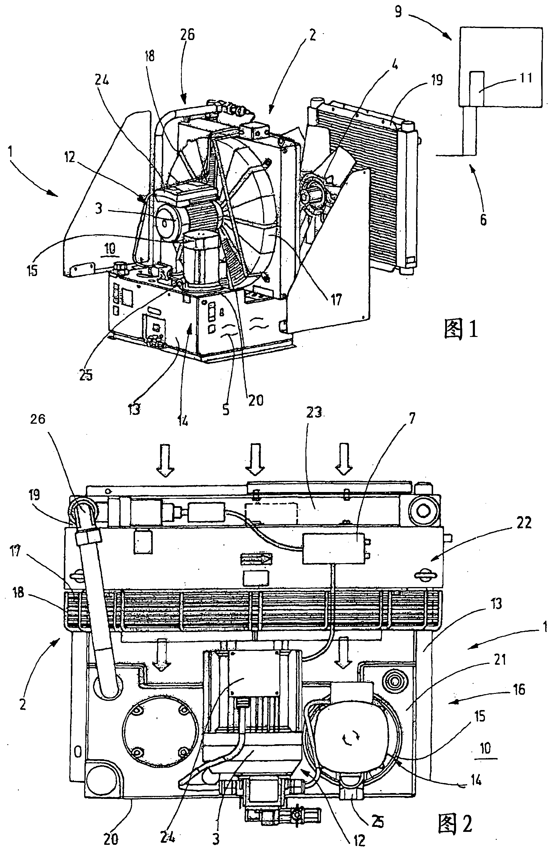 Liquid-air cooling system