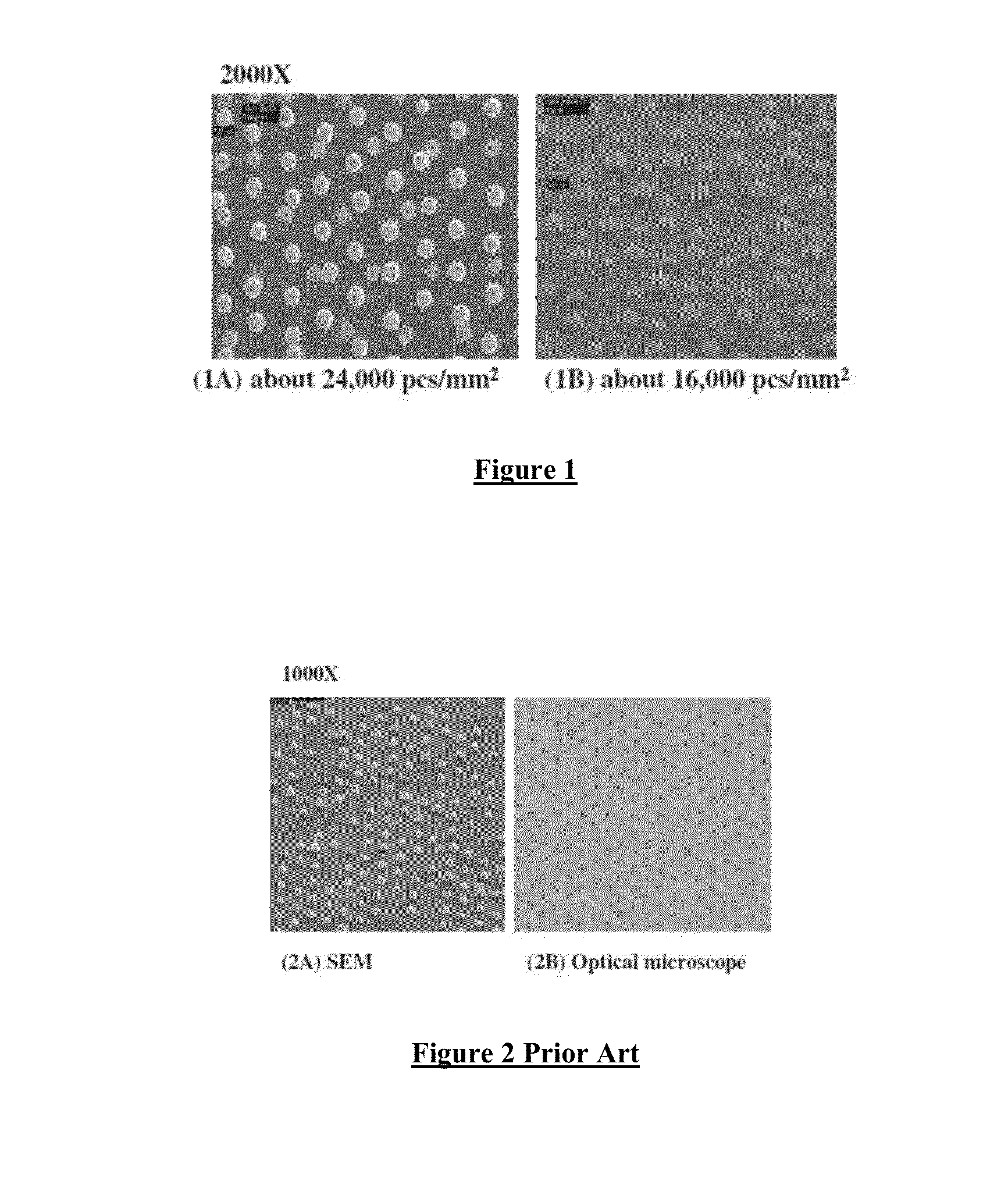 FIXED ARRAY ACFs WITH MULTI-TIER PARTIALLY EMBEDDED PARTICLE MORPHOLOGY AND THEIR MANUFACTURING PROCESSES