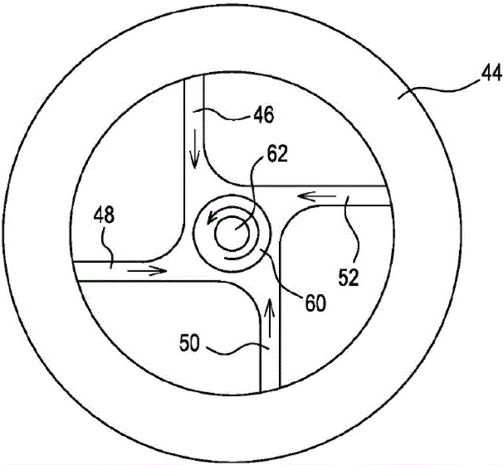 Multi-inlet, multi-spray fluidic cup nozzle with shared interaction region and spray generation method