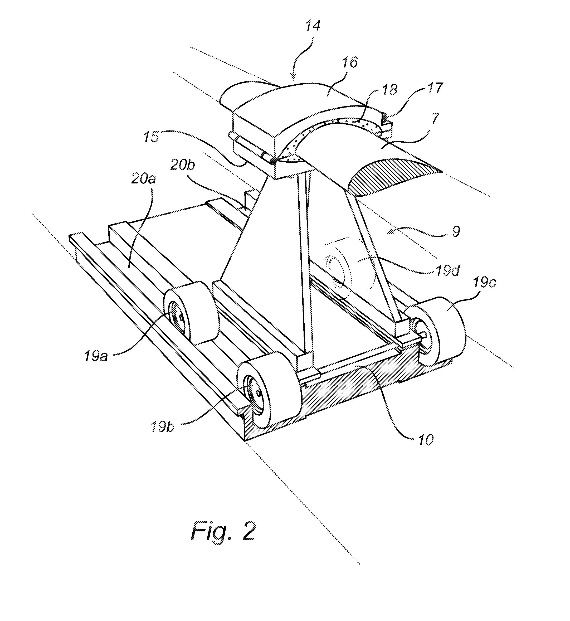 Telescopic vehicle and method for transporting a long object