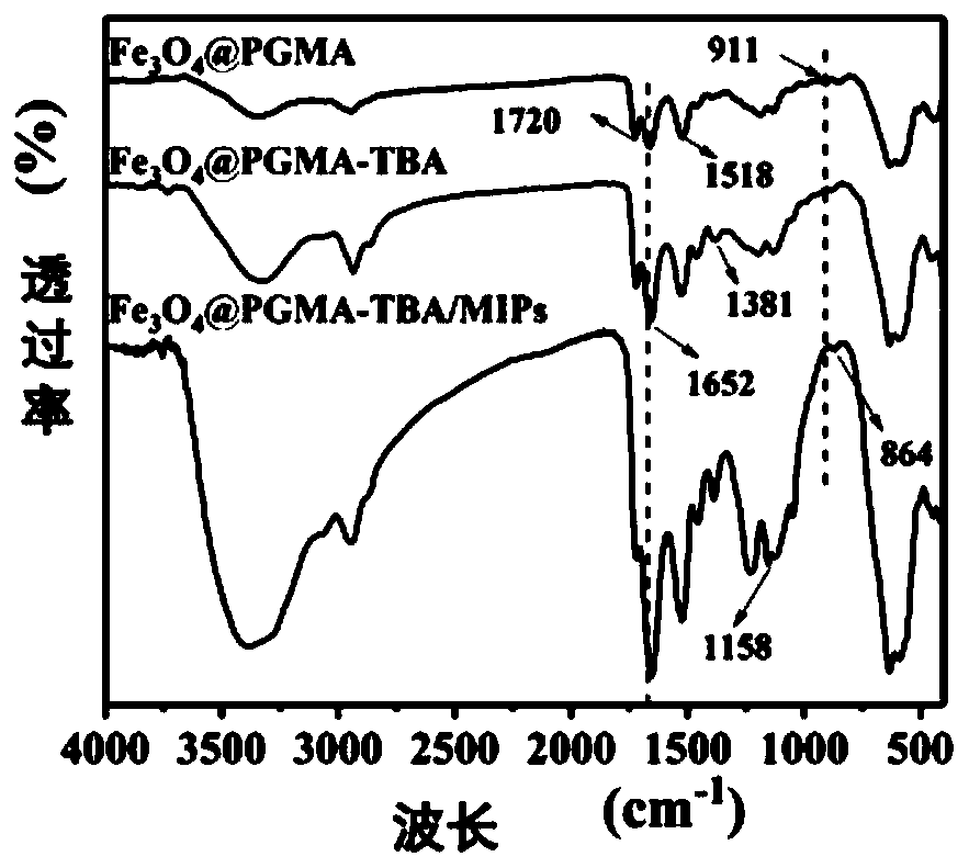 A glycoprotein surface imprinted polymer based on team boron affinity and its preparation method and application