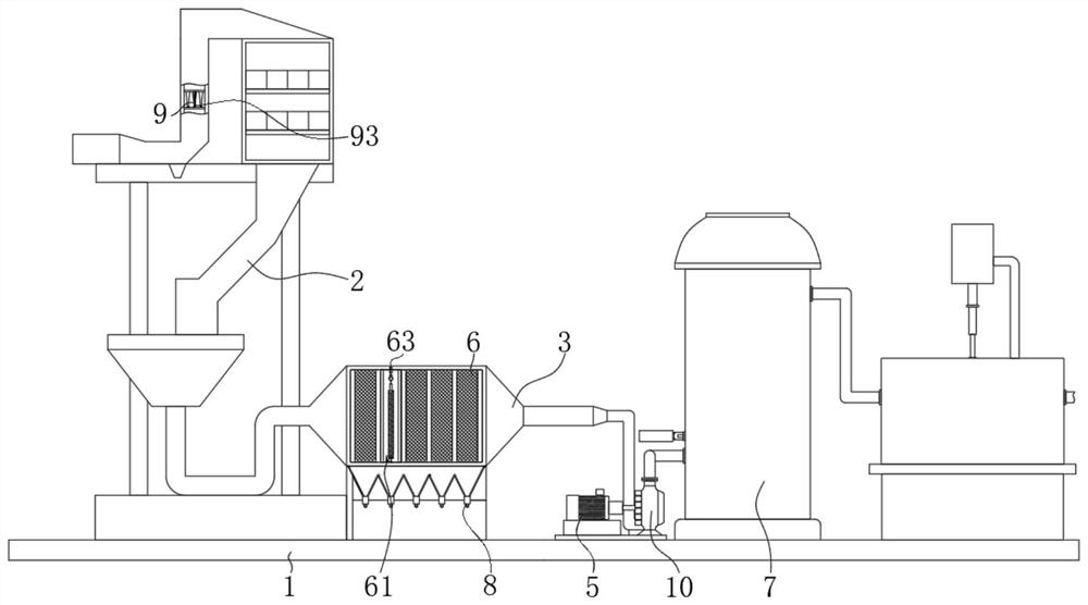 Desulfurization and denitrification integrated flue gas purification device