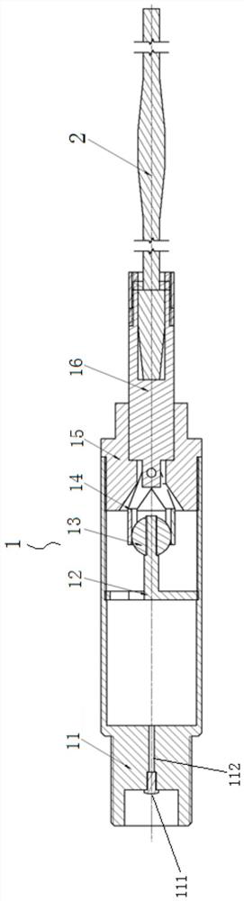 Cable disengaging device, cable conveying assembly and timed recycling method
