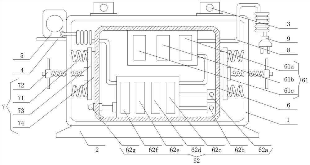 Test tube baby laboratory monitoring power-off alarm device and control system thereof